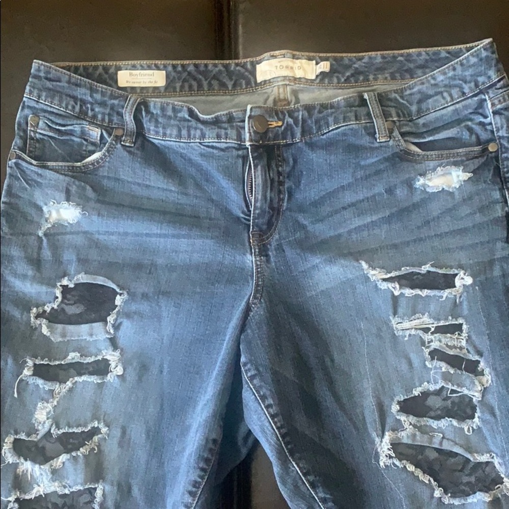 Torrid boyfriend plus size 20 Capri